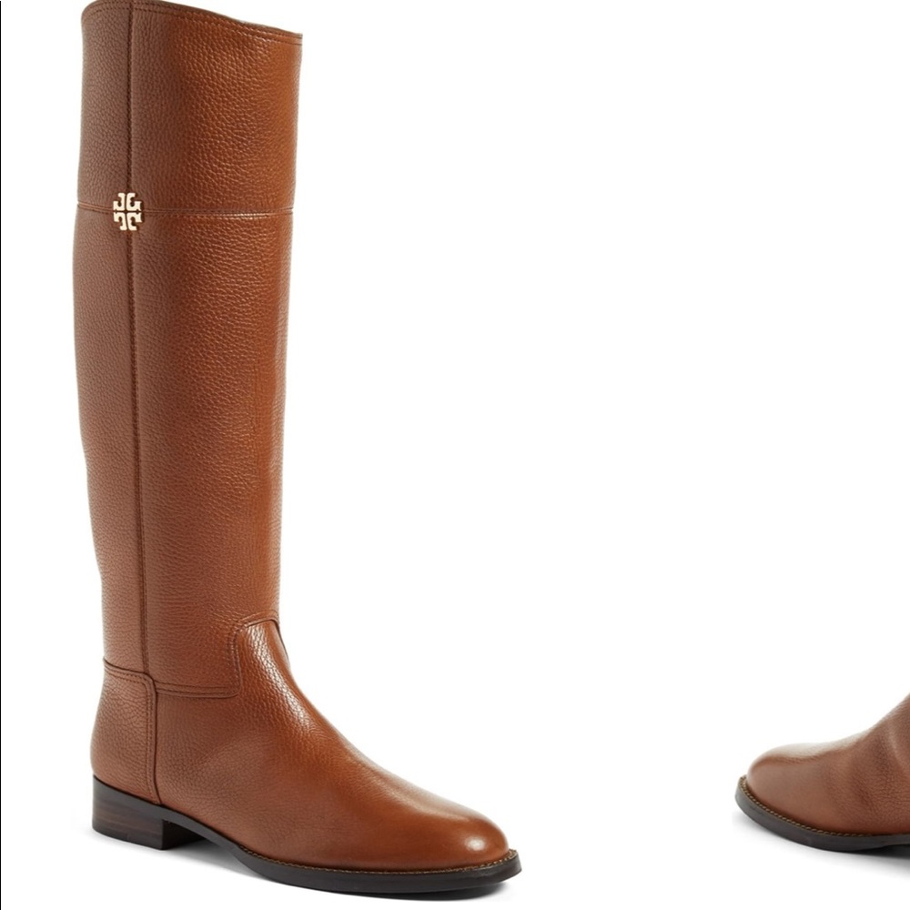 Tory Burch Jolie Riding Boots Brown Brand New